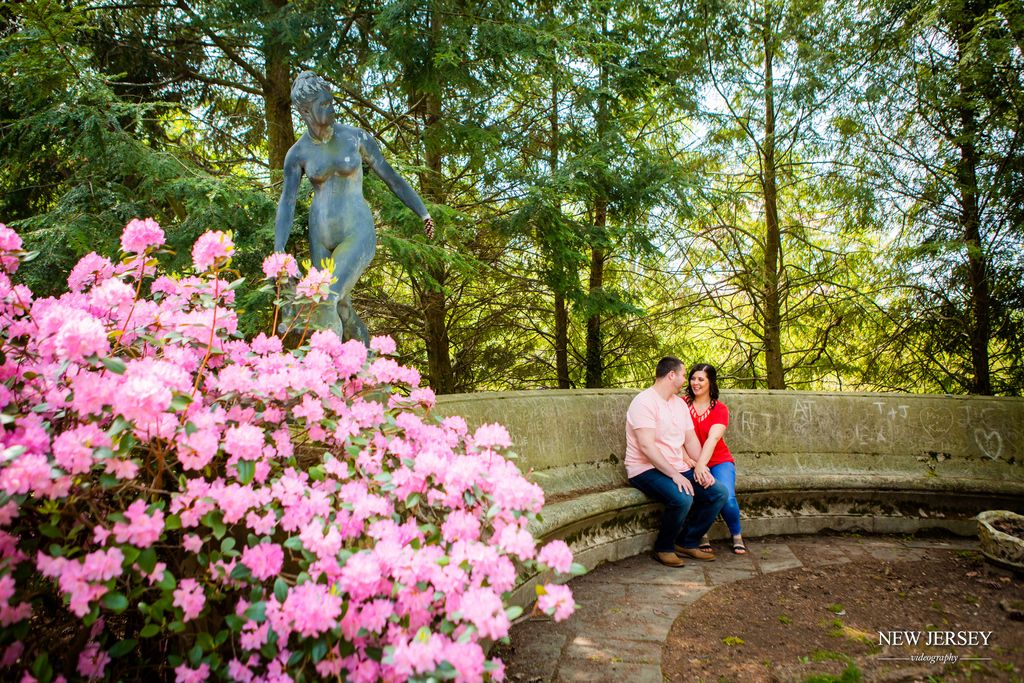 Surrounded by blossoms